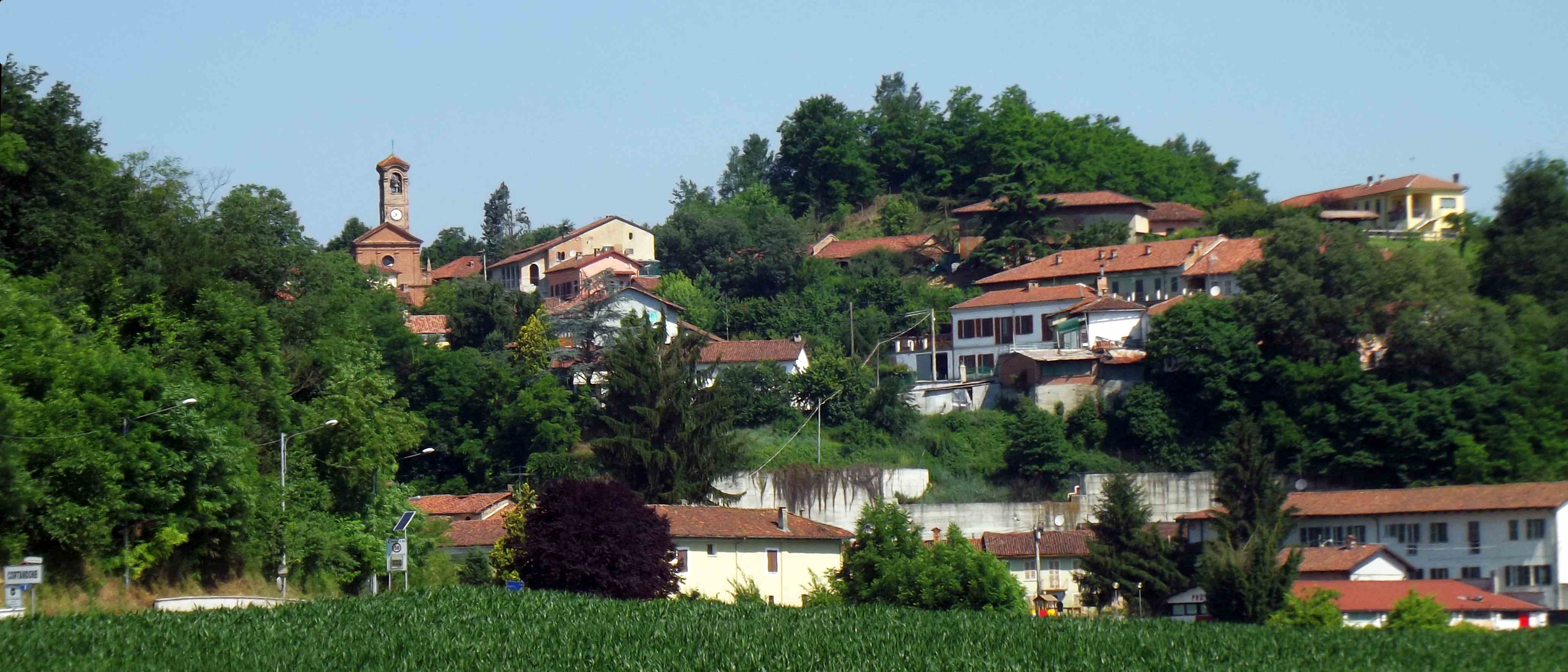 Cortadone panorama, Monferrato countryside